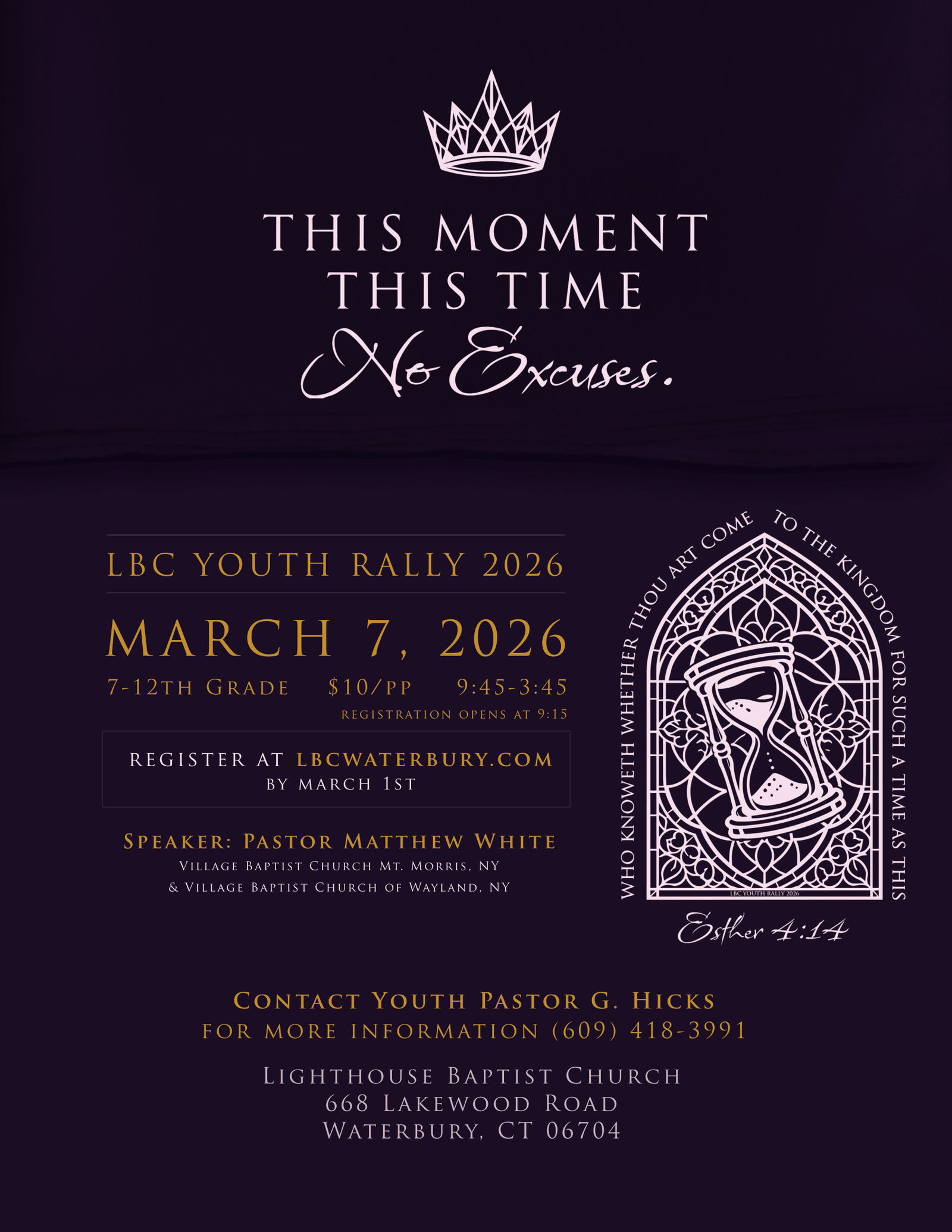 Youth Rally 2026 Event Flyer