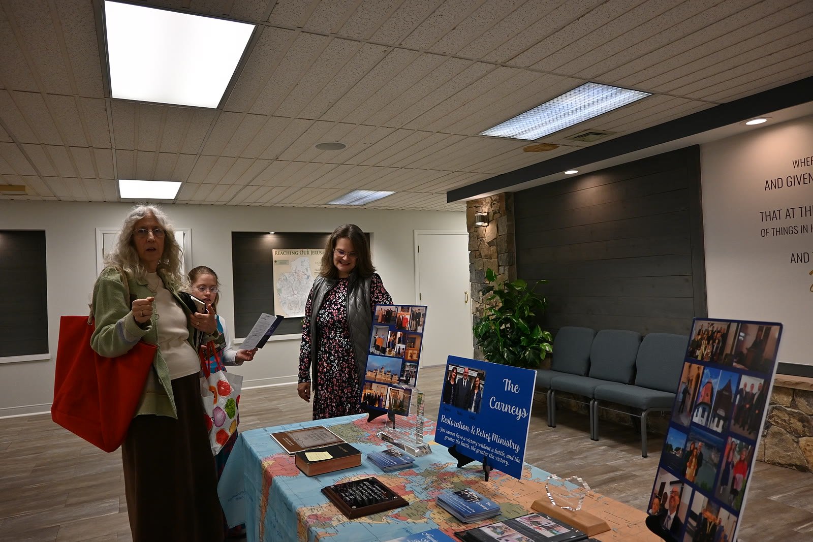 Church members serving in the community